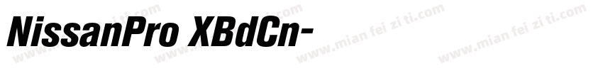 NissanPro XBdCn字体转换